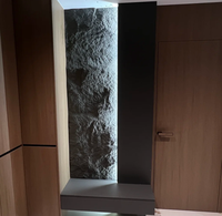 Paneles de Piedra Artificial de Poliuretano, Revestimiento de Pared de Piedra Sintética, Panel de Piedra Falsa para Interiores y Exteriores, Muestra Gratuita