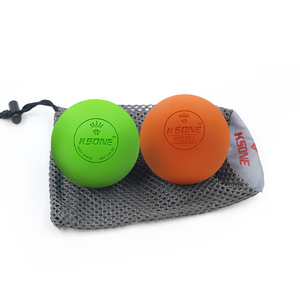 Bolas de masaje de cacahuete de goma natural de 2,5 pulgadas, Bola de masaje de tejido profundo, con logotipo personalizado - Product Image 5