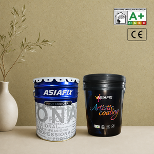 สีทาผนังชนิดน้ำจากเส้นใยฟางข้าวธรรมชาติ พร้อมแปรงทา สไตล์วินเทจ รัสติก สำหรับตกแต่งบ้านและวิลล่า - Product Image 1