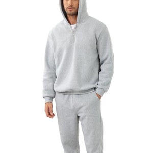 Comfortable Fashionwear Matching <b>Men</b> Pullover Hoodie And <b>Jogger</b> Set Two Piece Outfit Winter Warm <b>Men</b> Hoodie <b>Jogger</b> Tracksuit Set - Product Image 5