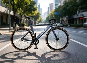 Bicicleta de Montaña 700C de Fábrica, Cuadro de Aleación de Aluminio, Bicicleta de Piñón Fijo, Bicicleta de Pista Económica para Adultos - Product Image 2