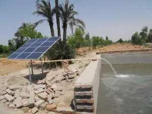 Pompa di irrigazione solare durevole da 1 pollice per l'esportazione di pompa dell'acqua solare