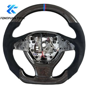 Volante de Fibra de Carbono Personalizado para BMW <span class=keywords><strong>F</strong></span> 316i 320i 328i F30 F20 F21 F22 F30 F31 F32 F33 F34 X3 X4 X5 X6 <span class=keywords><strong>520</strong></span> 525 530 - Product Image 2