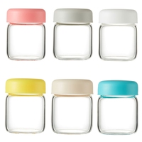 Bocaux de conservation en verre borosilicate pour miel et nid d'oiseau avec couvercle hermétique et design compact et élégant
