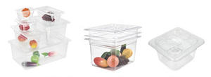 Bacs Gastronorm en acier inoxydable <span class=keywords><strong>de</strong></span> 1,0 mm d'épaisseur, robustes, taille complète, pour cuisine commerciale, restaurant, restauration - Product Image 5