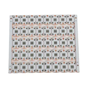Custom Hexagonal Plum Polygon Aluminum Substrate LED Light Panel PCB Circuit Board OEM SMT Welding Patch