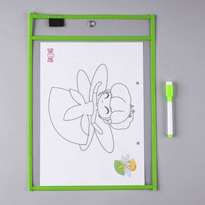 Fundas Transparentes Reutilizables de PET para Borrado en Seco, 10 x 14 Pulgadas, Fundas Colgantes para Escribir y Borrar para Niños, Aula y Regalos Promocionales - Product Image 2