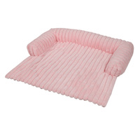 Lit pour animaux de compagnie de luxe, détachable, lavable, pliable, pour chien et chat, canapé-lit, polyester doux, rectangulaire, toutes saisons
