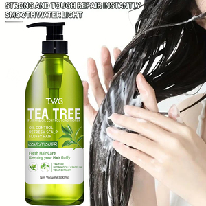TWG OEM Custom 800ml Champú y acondicionador de árbol de té Acondicionador refrescante y esponjoso Control de aceite Champú anticaspa de árbol de té - Product Image 6