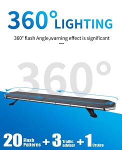 12V 24V colores duales ámbar blanco ambulancia emergencia <span class=keywords><strong>LED</strong></span> advertencia montaje en techo Barra de luz intermitente para trabajo luz de advertencia de emergencia - Product Image 6