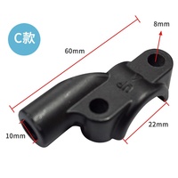 Modification du levier de frein du maître-cylindre de moto, support de fixation du rétroviseur