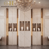 Vitrine à bijoux de haute qualité, présentoir en verre transparent, comptoir d'exposition de bijoux haut de gamme, vitrine à bijoux