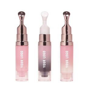 Sérum Lèvres Personnalisé aux Peptides Biologiques Hydratant Effet Rafraîchissant au Fer Métallique Lissant au Squalane Traitement des Lèvres à l'Huile avec Applicateur - Product Image 6