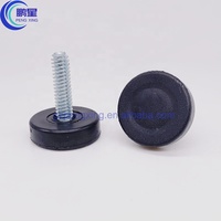 Pied de nivellement réglable en Nylon, 4 pièces épaisses, Base en Nylon PP/PA M6 1/4 à 20, pied de niveau D25 robuste