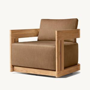 Resort Garden Furniture Villa Patio Furniture Set Hotel <b>Outdoor</b> Furniture OutsideTeak <b>Sofa</b> Set for Backyard Poolside Balcony - Product Image 2