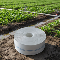 Tuyau d'irrigation plat en PE écologique de 4 pouces, flexible, en PU, pour pompe à eau, tuyau d'incendie, eau potable, raccords pour mines et fermes