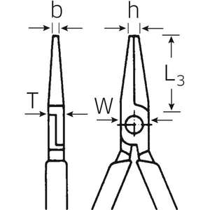 STAHLWILLE - 65298160 6529 VDE Pince à snipe N.se avec coupe (pince radio ou téléphone) PINCE ET COUPE ISOLÉES 1000V - Product Image 2