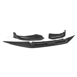 Spoiler Anteriore in Fibra di Carbonio per <span class=keywords><strong>BMW</strong></span> <span class=keywords><strong>Serie</strong></span> <span class=keywords><strong>4</strong></span> <span class=keywords><strong>G22</strong></span> G23 420i Coupé 2021+, Splitter per Paraurti Anteriore, Kit Carrozzeria - Product Image 2