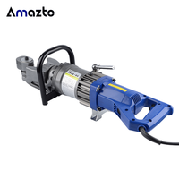 RB-25 Taşınabilir Hidrolik Elektrikli Demir Bükme Makinesi Çelik 4-16mm Demir Bükme Aralığı Elektrikli 1000w Bükücü