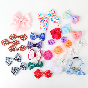 Corações Bordados Senhora Dog Bow Collar com Laço Valentine Bowtie Coleira para Cachorro Menina Cão ou Gato Pet Dog Acessórios - Product Image 6