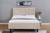 Tête de lit en tissu doux Willsoon Design arrondi et incurvé pour lits rembourrés pour l'amélioration des meubles de chambre à coucher