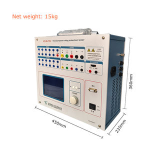 Probador de Protección de Relés Trifásicos de Alta Precisión KDJB-702 con Pantalla LCD Grande, DAC de 16 bits y Procesador de Señales DSP Integrado - Product Image 3