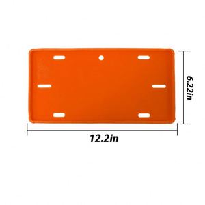 Vente directe d'usine, cadres en silicone colorés, quincaillerie de montage, vis, capuchons, support de plaque d'immatriculation pour voitures américaines - Product Image 1