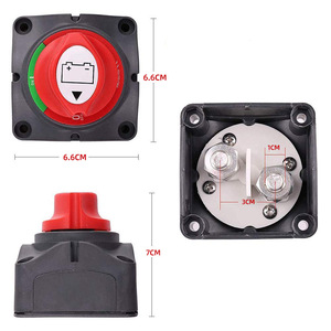 CNSPEED Battery Power Cut Off Switch 2 Position Rotary For Cars <b>Yachts</b> RVs Ships - Product Image 3