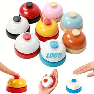 Campanilla de Servicio Personalizada con LOGO, de Aleación de 2.52 Pulgadas, Pequeña, para Escritorio, Entrenamiento de Mascotas, Oficina, Hotel, Aula, Restaurante, Fiestas - Product Image 1
