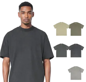 BE ICON Fashion Men'S Shirts Oversized Heavy Cotton Custom Graphic Blank Men T Shirts Dtg Plus Size Men T-Shirts Hip Hop