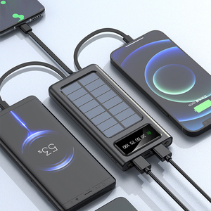 Vente chaude <span class=keywords><strong>banque</strong></span> d'énergie solaire 10000mAh Portable rapide sans fil filaire charge écologique haute capacité prêt pour le voyage - Product Image 6