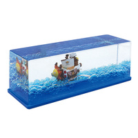 Presse-papiers en acrylique haute transparence avec figurine de canard flottante à l'intérieur, ornement rectangulaire en acrylique, cadeau de papeterie personnalisé