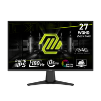 MSI MAG 275QF 27 Inch IPS Monitor180hz Monitor 2K 2560*1440 HDR Ready Gaming Monitors Esports Monitors PC