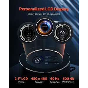 Refroidisseur d'eau AIO pour processeur avec 3 ventilateurs PWM de 120 mm, compatible avec Intel et AMD - Ventilateurs et produits de refroidissement - Product Image 3