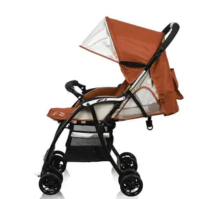 Yüksek kalite kolay katlanır bebek Buggy kompakt Pram işık seyahat arabası seyahat taşınabilir nefes bebek arabası