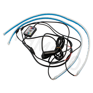 YHMOTO Bande lumineuse LED RGBW RGB pour phare et éclairage de selle universel pour moto - Product Image 6
