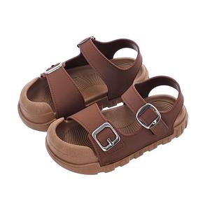 Sandales Plates d'Été Tendance pour Enfants, Chaussures Antidérapantes pour Bébés, Pantoufles Plates pour Tout-Petits Garçons et Filles, Sandales à Semelle Souple - Product Image 5