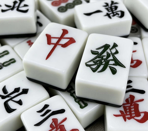 Juego de Mahjong Japonés en Oferta, con Mini Juego Transparente de Acrílico, Portátil, para 4 Jugadores, Mahjong Enrollado a Mano para Uso Doméstico - Product Image 5