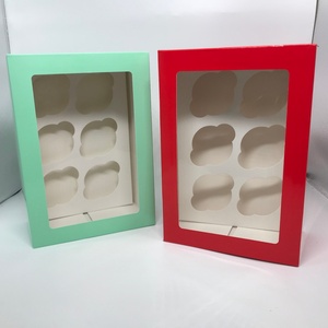 Ready to Ship Popular Cupcake Packaging Box in 6 Holes 12 Holes Cupcake <b>Boxes</b> - Product Image 6