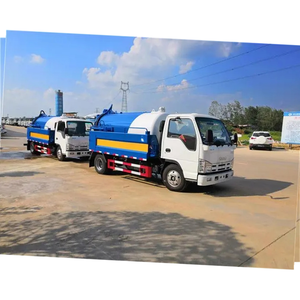 รถบรรทุกทำความสะอาดท่อระบายน้ำแรงดันสูง 1suzu 4000L~8,000L พร้อมถังดูดสิ่งปฏิกูลและปั๊มสุญญากาศ (ถังดูดสิ่งปฏิกูลพร้อมปั๊ม VAC) - Product Image 2