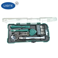Kit d'outils de réparation pour smartphone et ordinateur portable LXD OEM, 17 pièces, avec tournevis de précision et embouts Torx