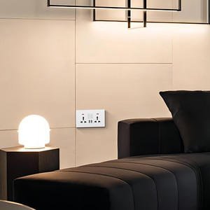 Phổ tiêu chuẩn chất lượng cao điều khiển ánh sáng Acrylic bảng điều khiển nhà điện tường chuyển đổi đôi cực 250V Max. New thiết kế - Product Image 5