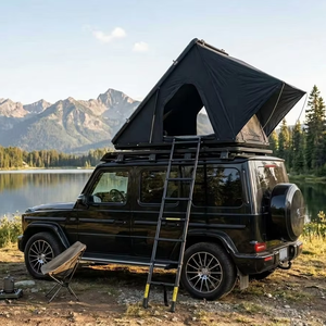 Tente de toit professionnelle 4x4 tout-terrain en ABS à coque rigide avec matelas et échelle, robuste pour SUV et Ute - Product Image 1