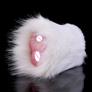 Masturbateur masculin en peluche style laine de mouton, avec deux canaux souples, inspiré des animaux, jouet de plaisir pour adultes pour hommes - Product Image 2