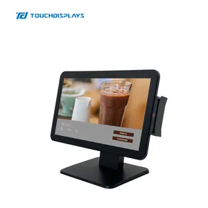 TouchDisplays 15.6 polegada ce pos caixa dinheiro pagamento máquina pos sistema para supermercado pos terminal fabricantes