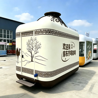 Camion de restauration électrique en acier inoxydable personnalisable, multifonctionnel, pour glaces, café, barbecue, hot-dogs, snacks mobiles