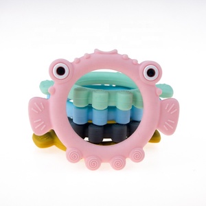 2020 bébé anneau de <span class=keywords><strong>dentition</strong></span> en silicone de qualité alimentaire Silicone poisson <span class=keywords><strong>Bulle</strong></span> <span class=keywords><strong>dentition</strong></span> silicone <span class=keywords><strong>dentition</strong></span> - Product Image 1