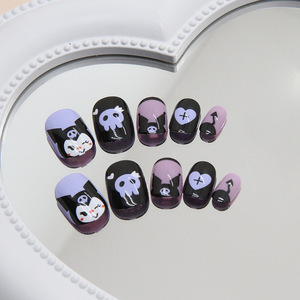 Fabricante más bajo Price10pcs 3D hecho a mano francés punta <span class=keywords><strong>uñas</strong></span> al por mayor elegante ataúd <span class=keywords><strong>uñas</strong></span> artificiales prensa en las <span class=keywords><strong>uñas</strong></span> - Product Image 4