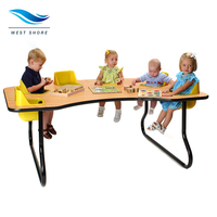 Table de dîner Montessori pour bébé de la maternelle Table d'alimentation pour enfants en bas âge Pépinière Salle de classe Préscolaire Ensemble table et chaise spécifiques à l'âge