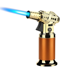 Encendedor de Antorcha para Barbacoa al Aire Libre, Llama de Chorro Resistente al Viento, Recargable con Butano, Alta Temperatura, Portátil, Encendedor de Cigarros, Moxibustión, Iniciador de Fuego - Product Image 4